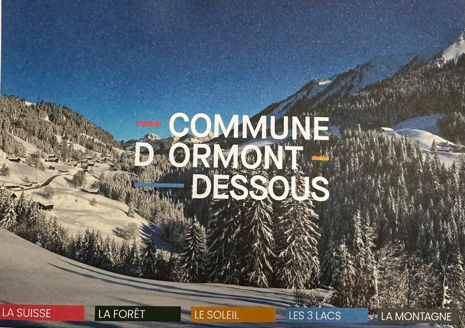 Une nouvelle identité visuelle pour la commune d'Ormont-Dessous